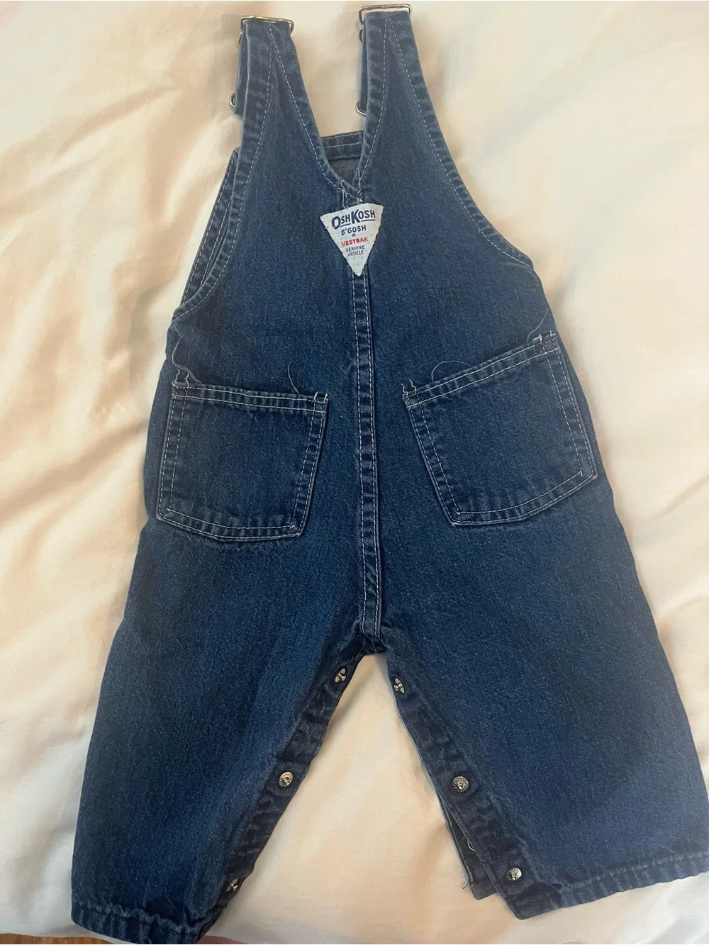 Vintage OshKosh B'gosh Toddler Denim Overalls - Blue